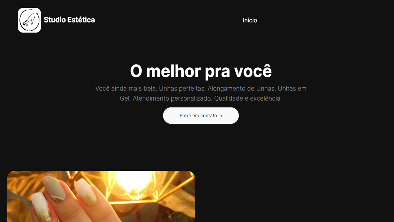 Criação de Site Estética