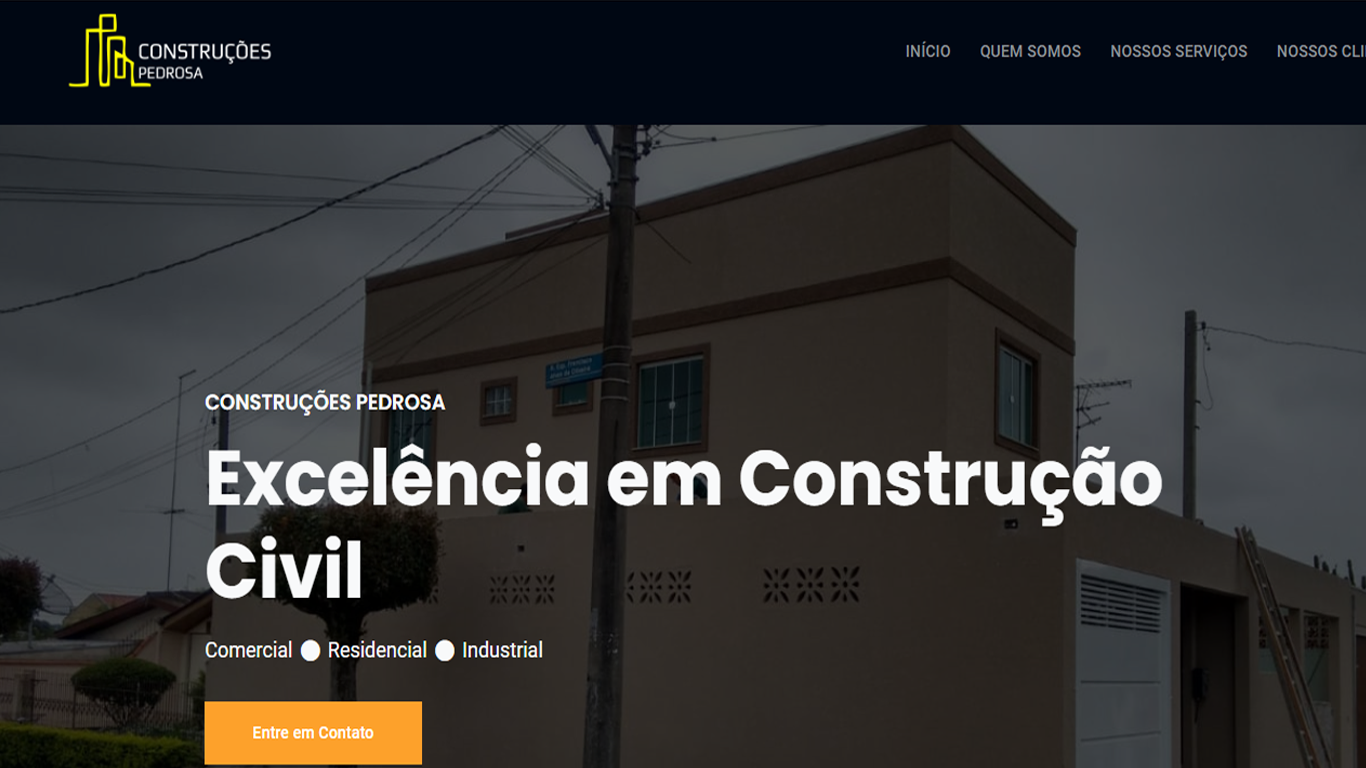 Criação de Site Pedrosa